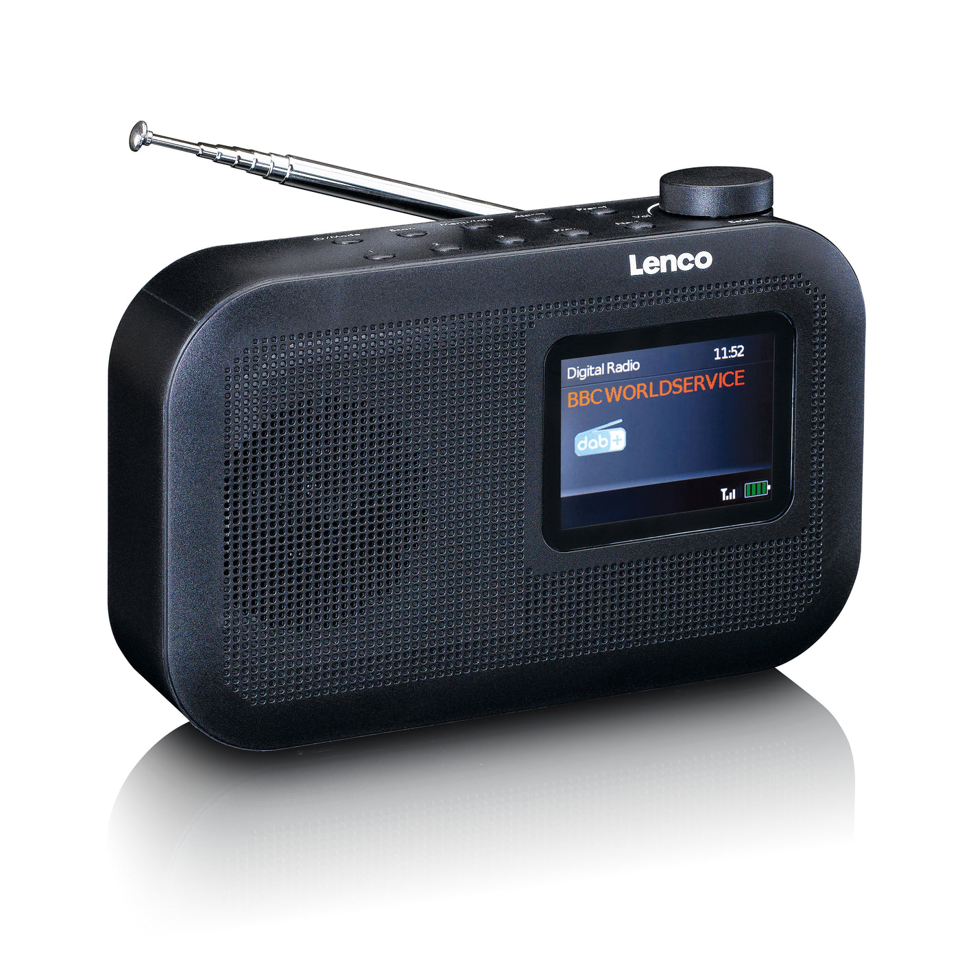 LENCO PDR-026BK - Portable DAB+/FM radio with Bluetooth® - Black