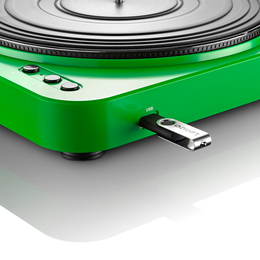 Lenco L-85 Green - Turntable with USB direct encoding - Green