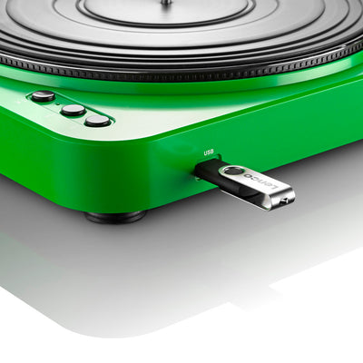 Lenco L-85 Green - Gramofon z bezpośrednim kodowaniem USB - Zielony 
