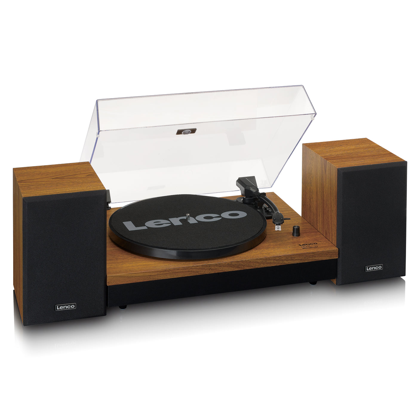 LENCO LS-310WD - Turntable with Bluetooth® and two separate speakers, –  Lenco-Catalog