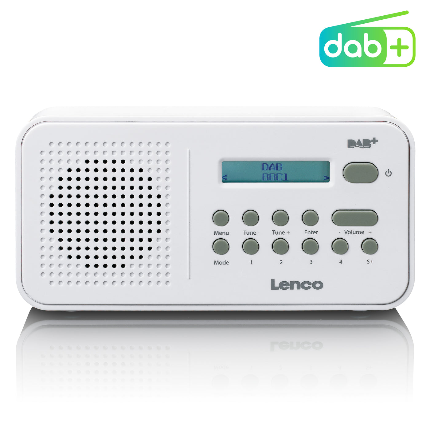LENCO PDR-015WH - Portable DAB+/FM Radio - White