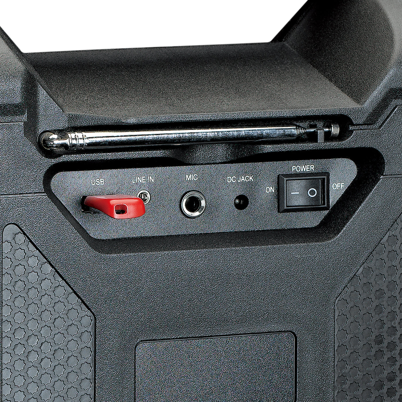LENCO PA-30 - Przenośny głośnik Bluetooth® z radiem FM i USB - Czarny