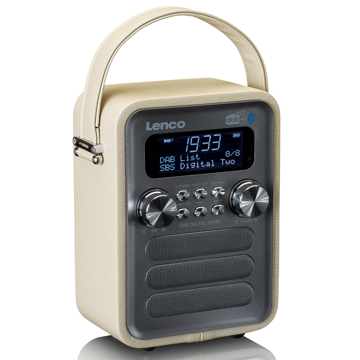 – and FM Bluetooth® Radio Lenco-Catalog PDR-051TPSI DAB+ A Portable - LENCO with LENCO