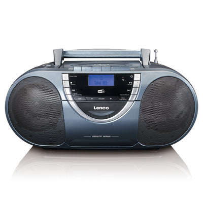LENCO SCD-6800GY - Boombox with DAB+, FM radio and CD/ MP3  player