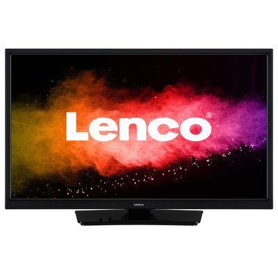 LENCO LED-2423BK - Telewizor LED 24" z zasilaczem samochodowym 12V, kolor czarny
