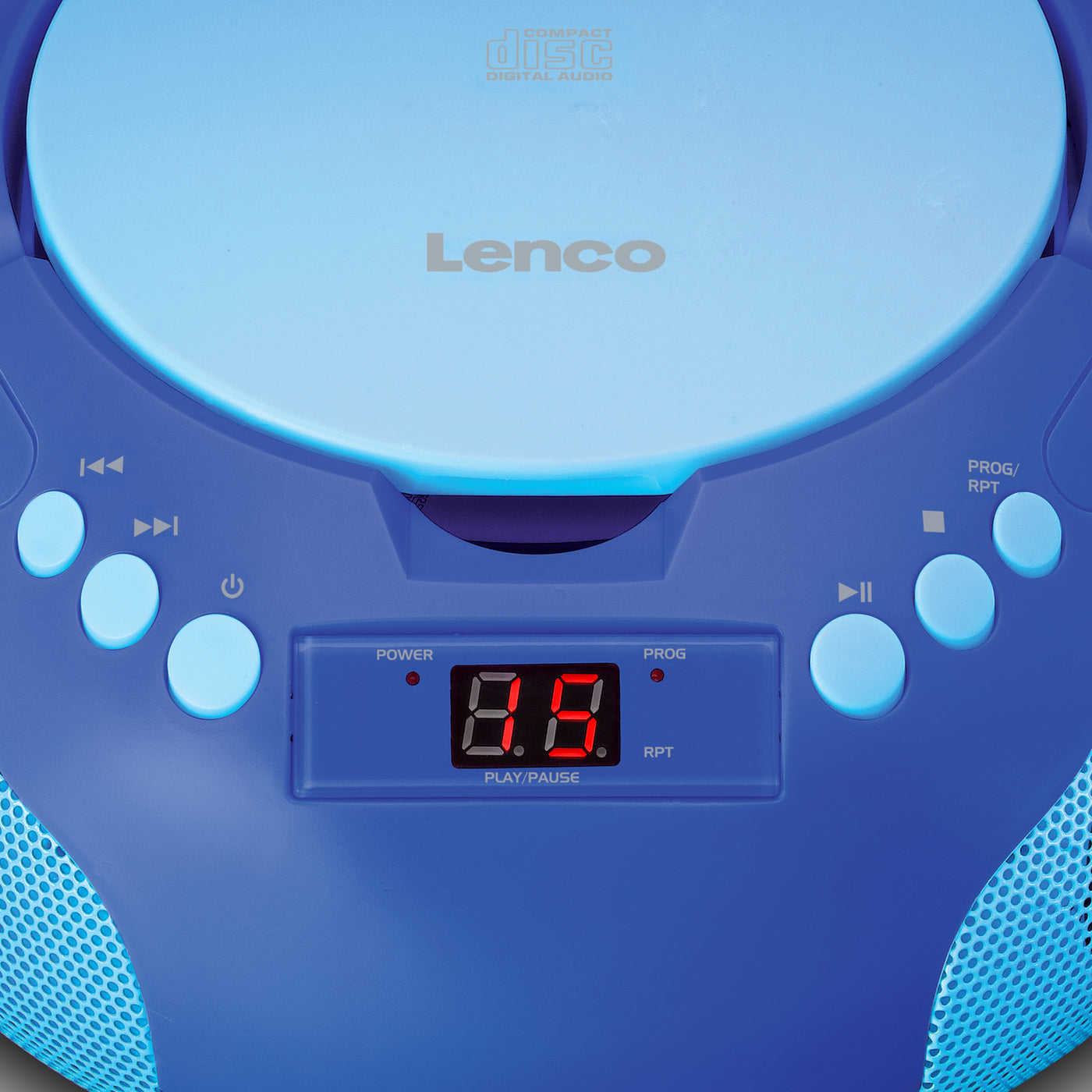 LENCO SCD-620BU - Portable radio/ CD player w. MIC.