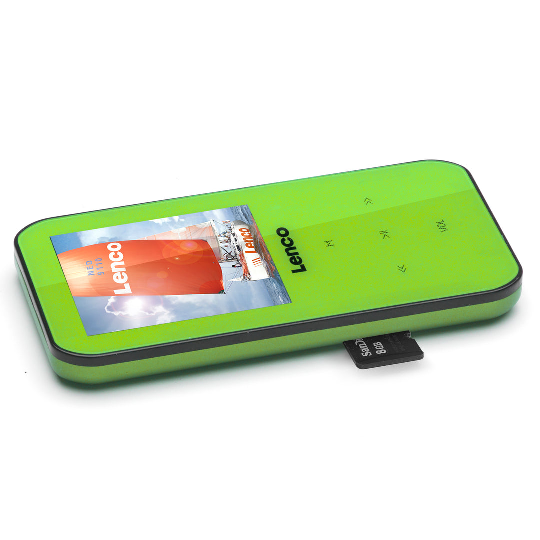 LENCO Xemio-655 Green - MP3/MP4 Player with 4GB memory - Green