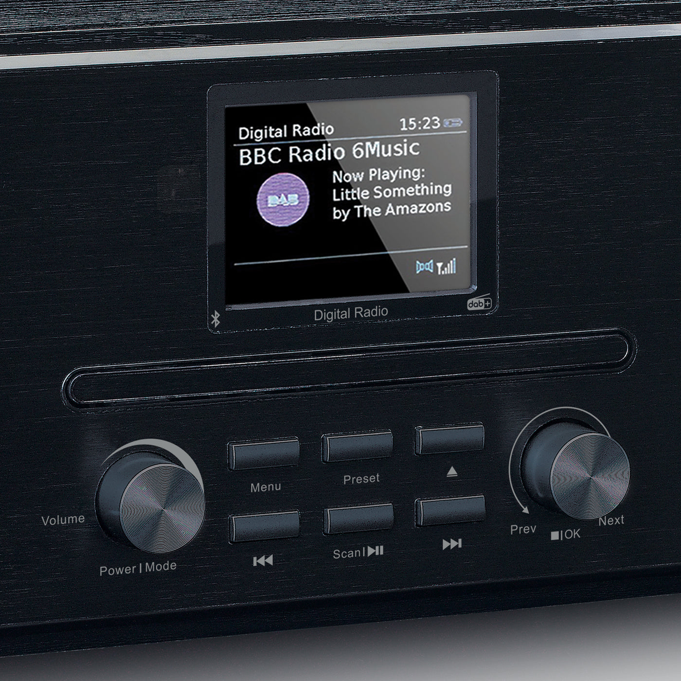 LENCO DAR-061BK - Radio DAB+/FM z odtwarzaczem CD i Bluetooth® - Czarne