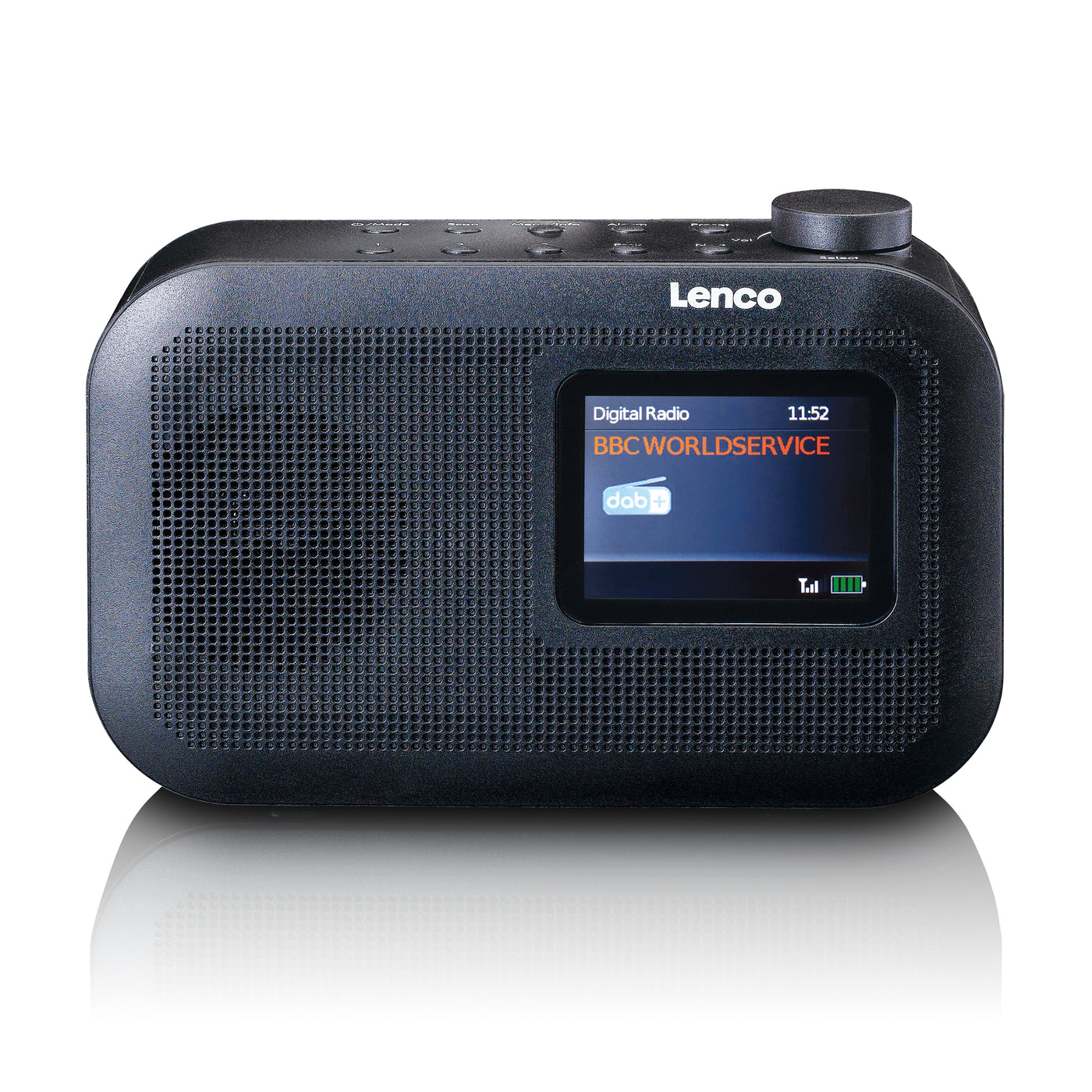 LENCO PDR-026BK - Portable DAB+/FM Lenco - radio with – Black -Catalog Bluetooth®