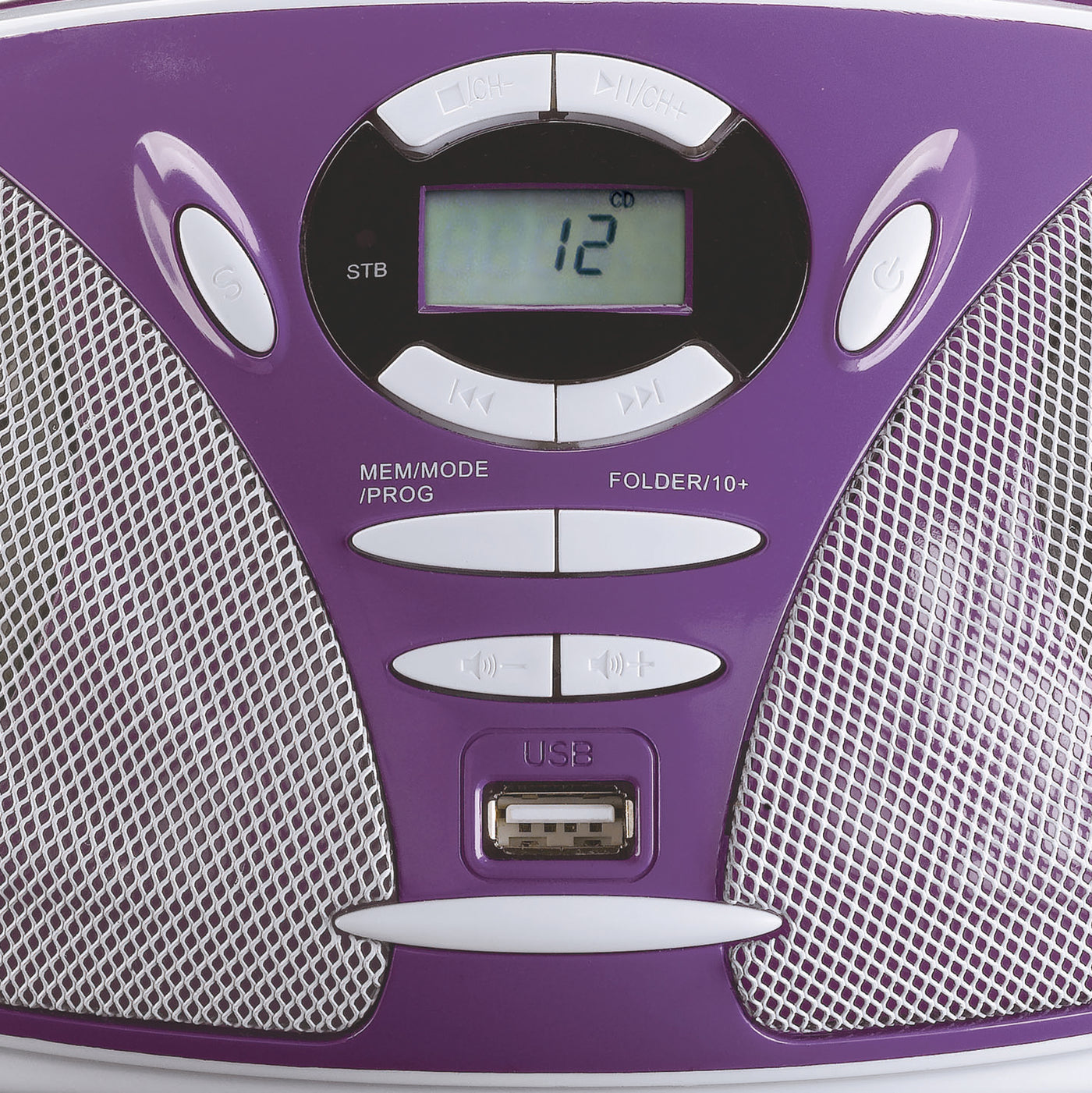 LENCO SCD-300PU - Portable Radio - MP3 CD - USB - Purple