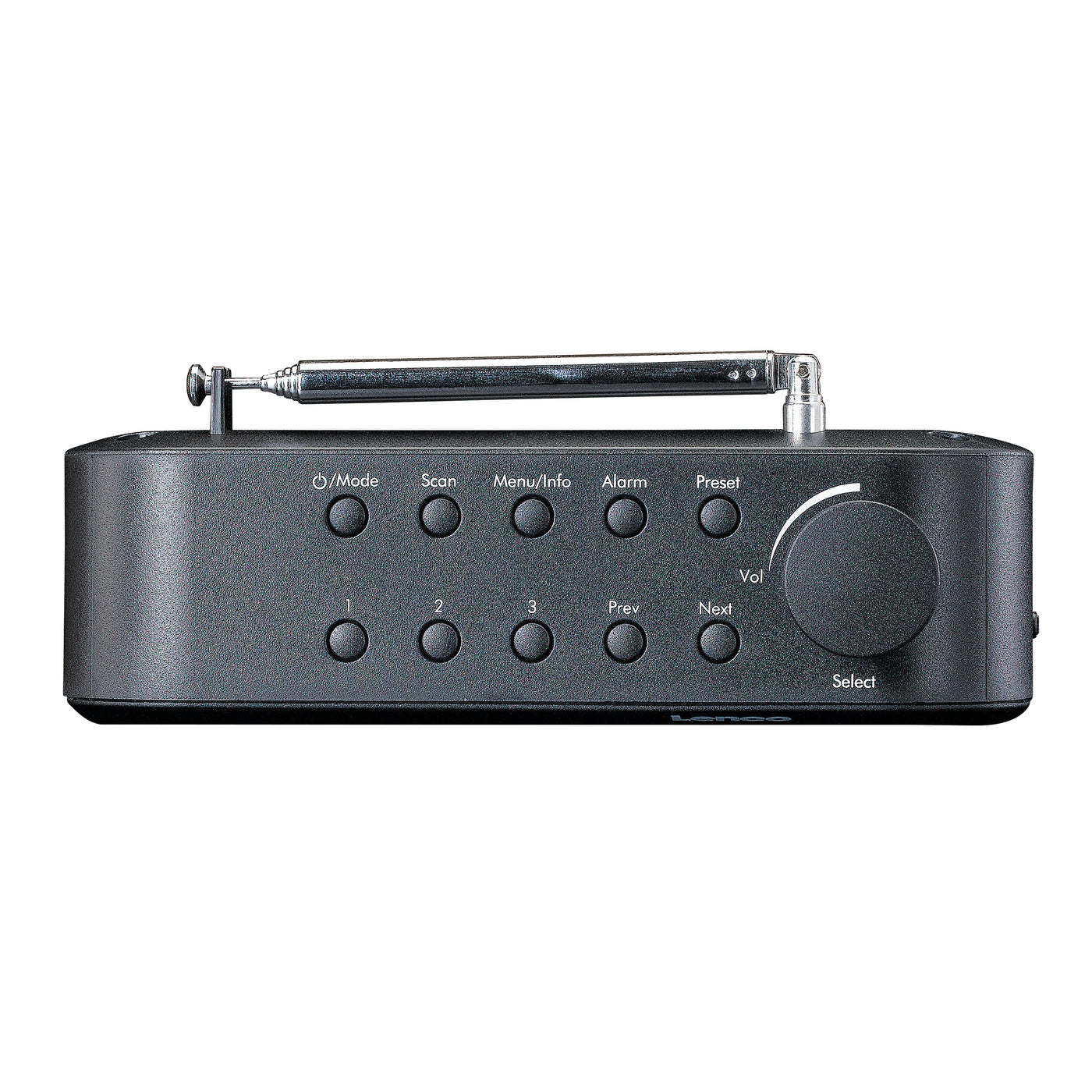 LENCO PDR-026BK - Portable DAB+/FM Lenco radio – -Catalog with - Bluetooth® Black