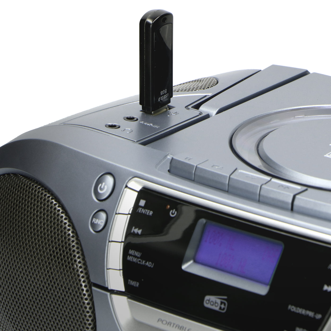 LENCO SCD-680 Portable DAB+ Radio - CD - cassette player - USB