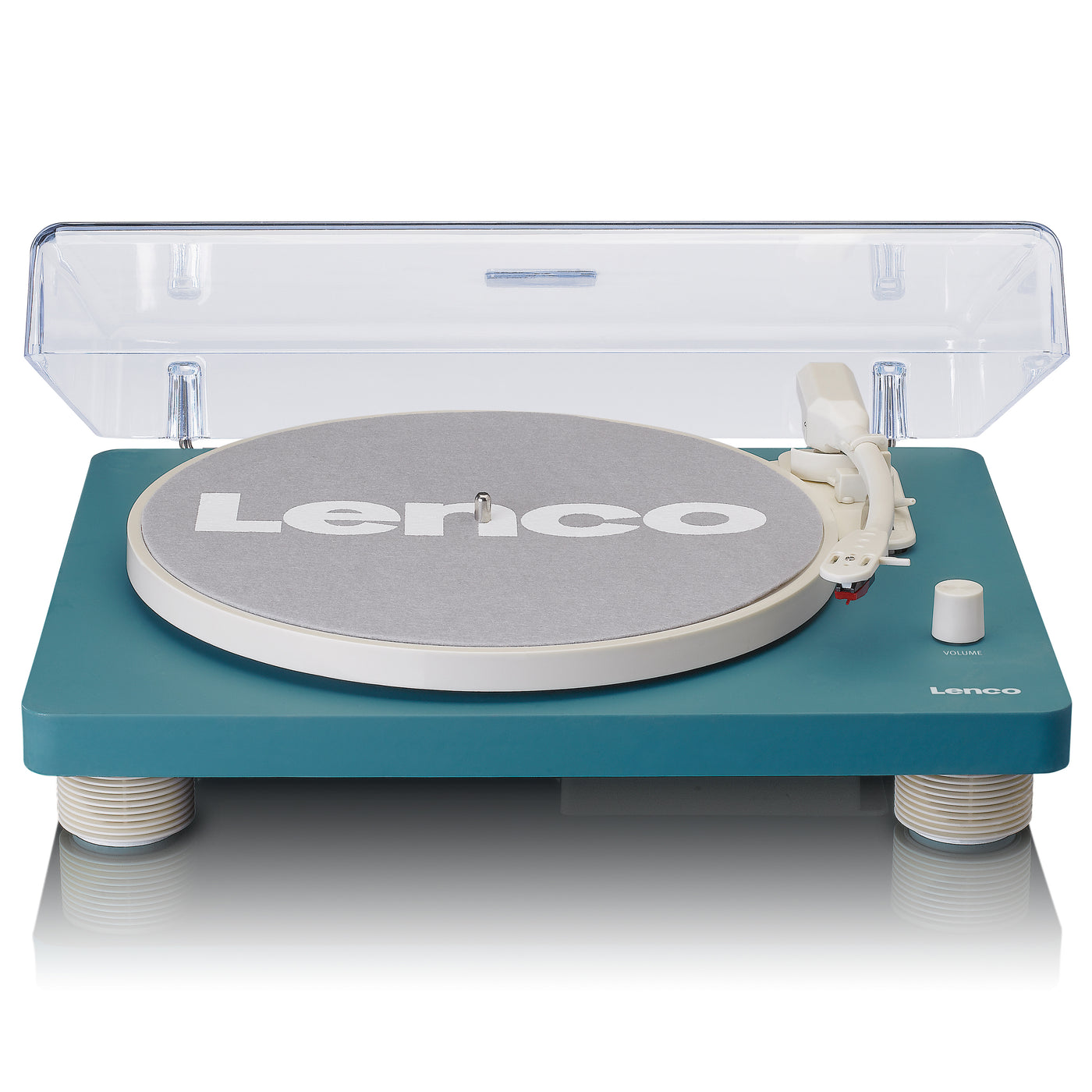 LENCO LS-50TQ - Gramofon z wbudowanymi głośnikami Kodowanie USB - Turkusowy