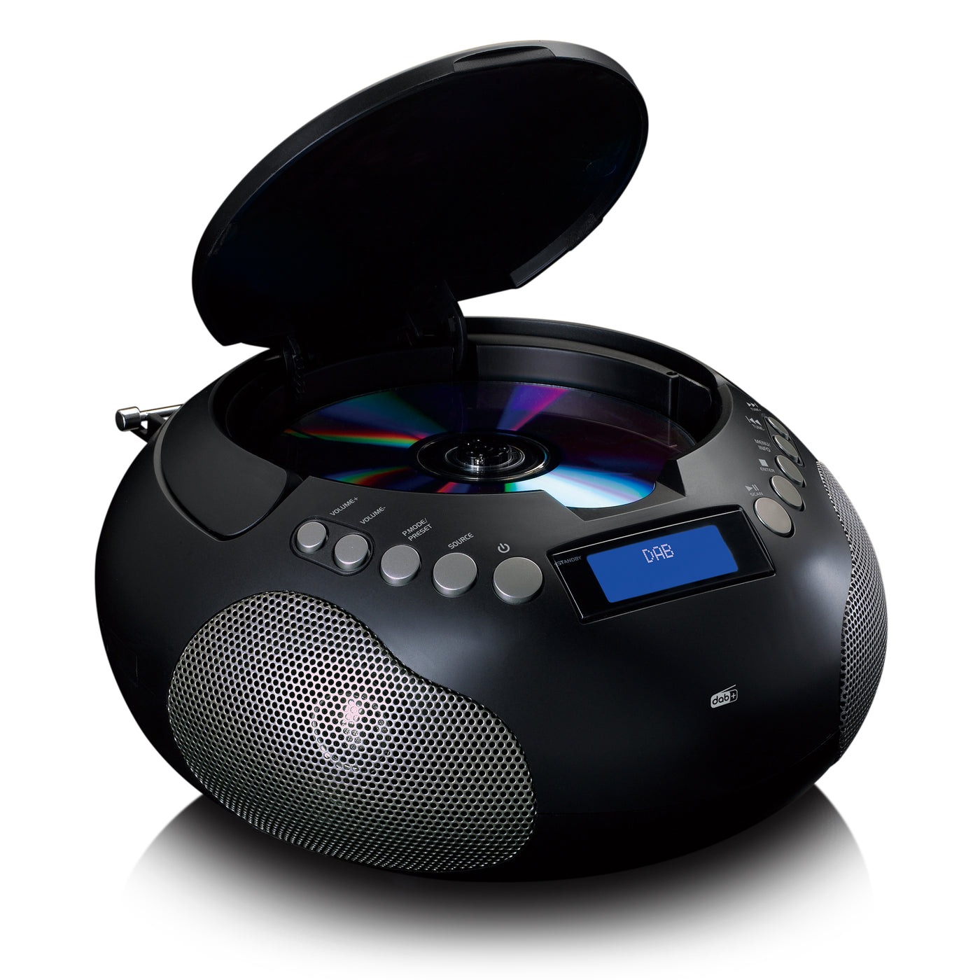 LENCO SCD-341BK - Boombox with DAB+/ FM radio and Bluetooth® – Lenco-Catalog