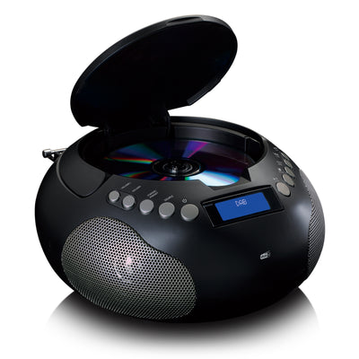 LENCO SCD-341BK - Boombox z radiem DAB+/FM i Bluetooth®