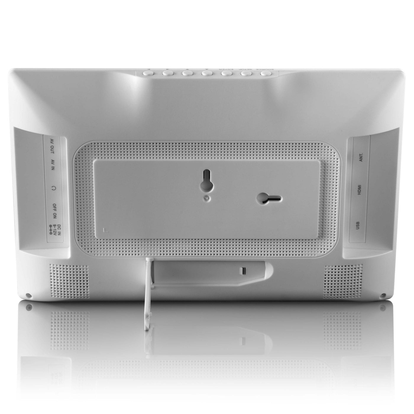 LENCO TFT-1038WH - 10" LED TV with DVB-T2, AUX IN - White
