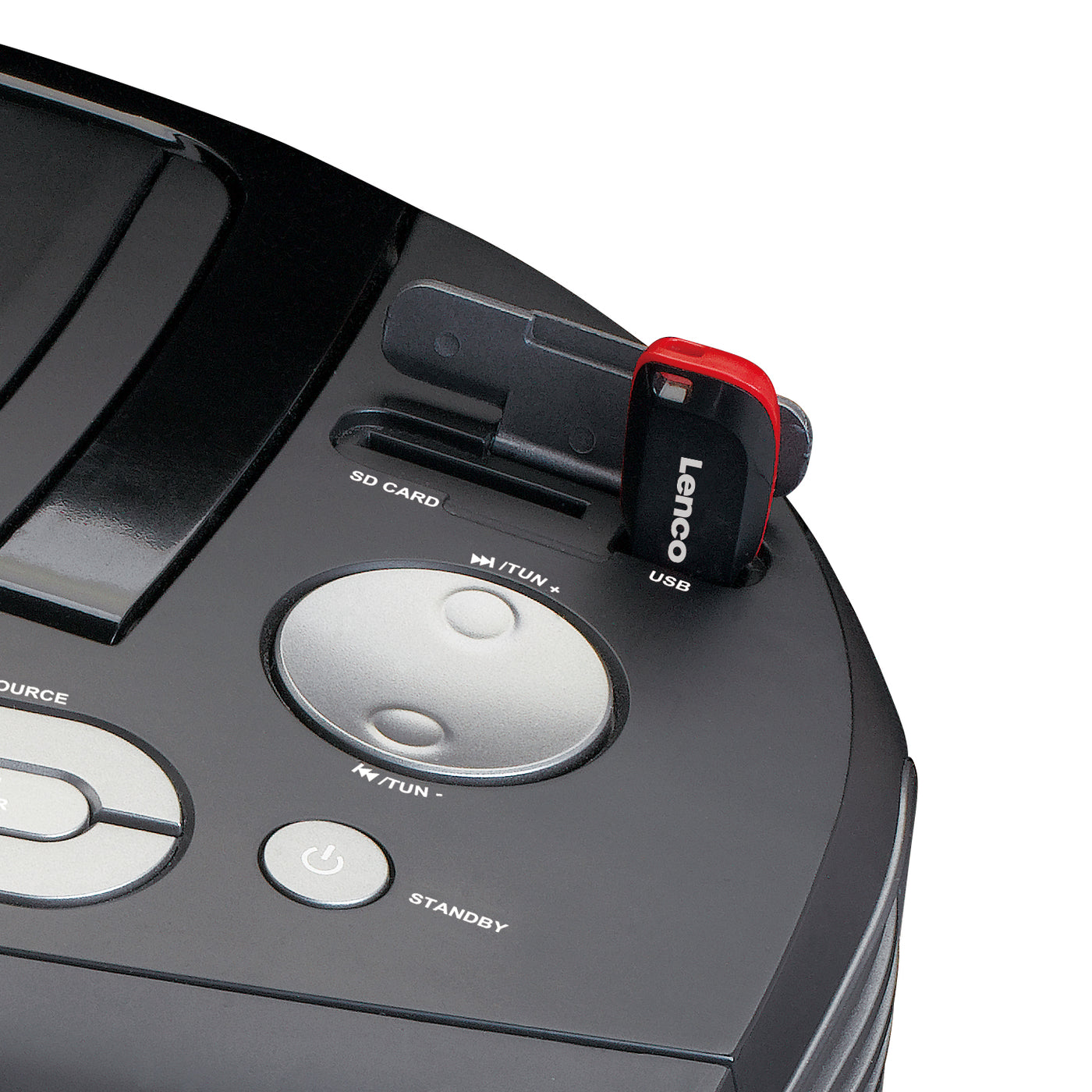 Portable - FM SCD-100BK Bluetooth® LENCO CD player Lenco-Catalog Radio – including PLL