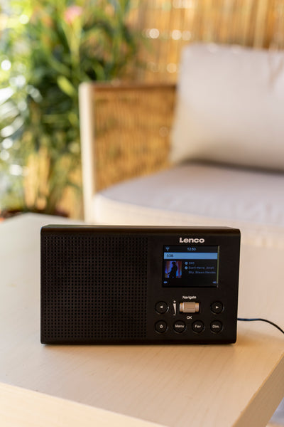 LENCO DIR-60BK - Radio internetowe FM ze sterowaniem za pomocą aplikacji - Czarne