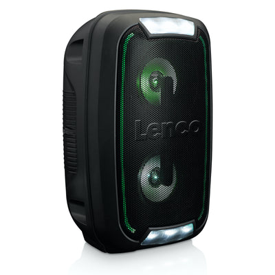 LENCO BT-272BK - System muzyczny z Bluetooth®, USB i kartą SD oraz akumulatorem - Czarny