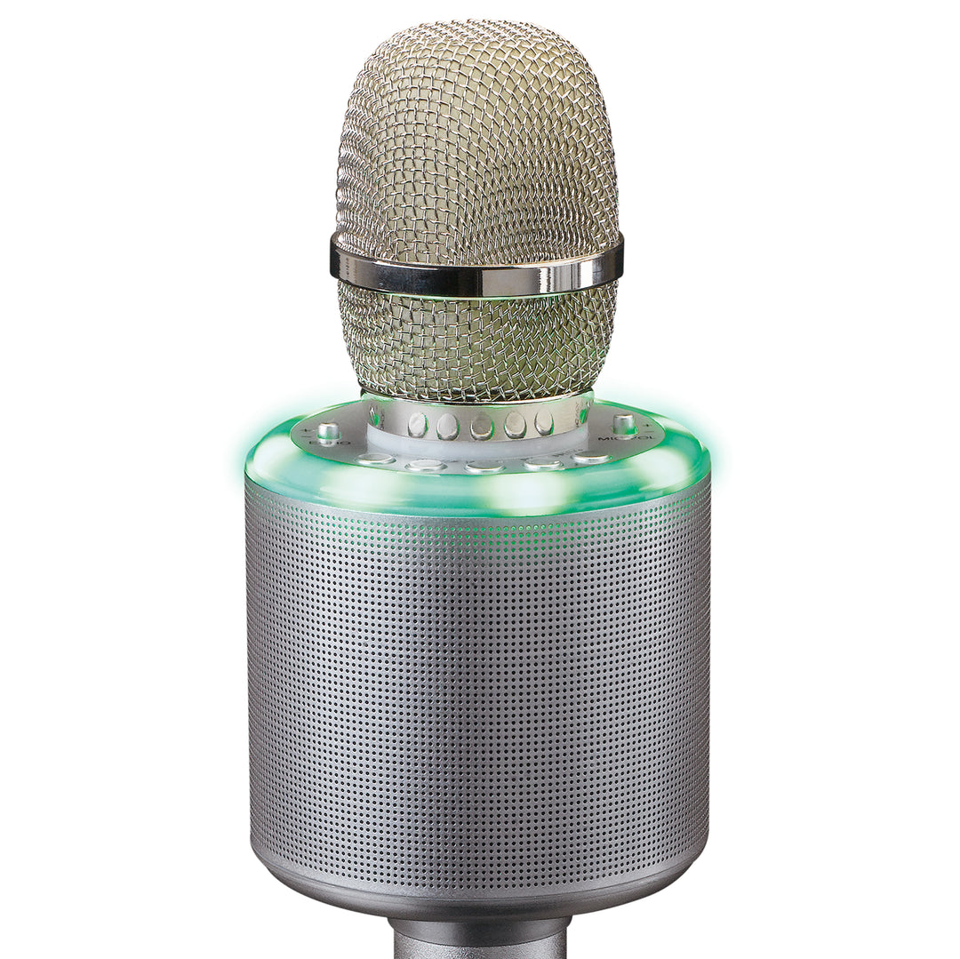 LENCO BMC-085SI - Karaoke microphone with Bluetooth®, speaker and