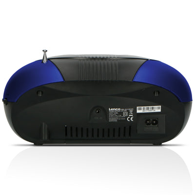 LENCO SCD-37 USB Niebieski - Przenośne radio FM i odtwarzacz USB - Niebieski