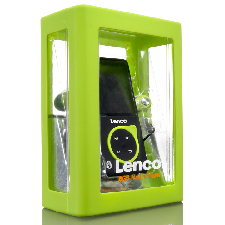 LENCO XEMIO-768 Lime - MP3/MP4 player with Bluetooth® incl. 8GB