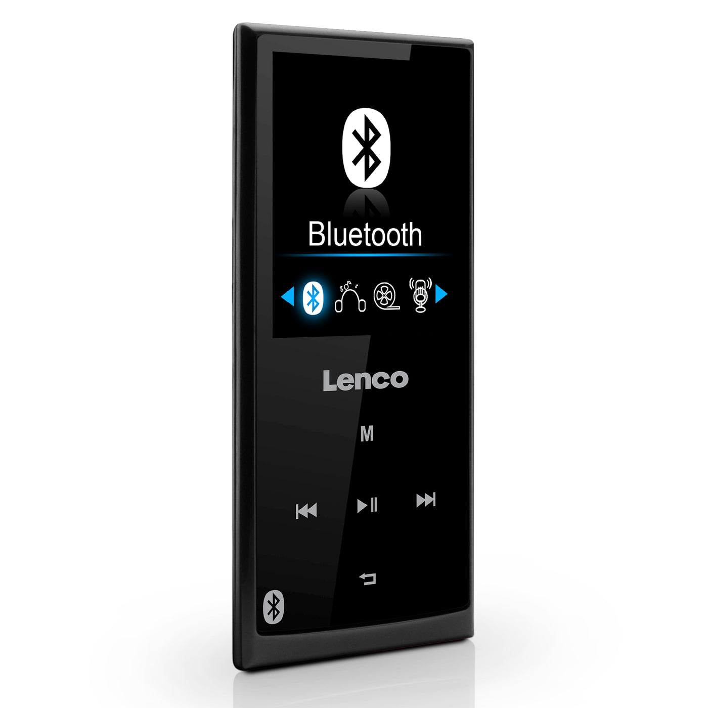 LENCO Xemio-760 Czarny - Odtwarzacz MP3/MP4 z pamięcią Bluetooth® 8GB - Czarny