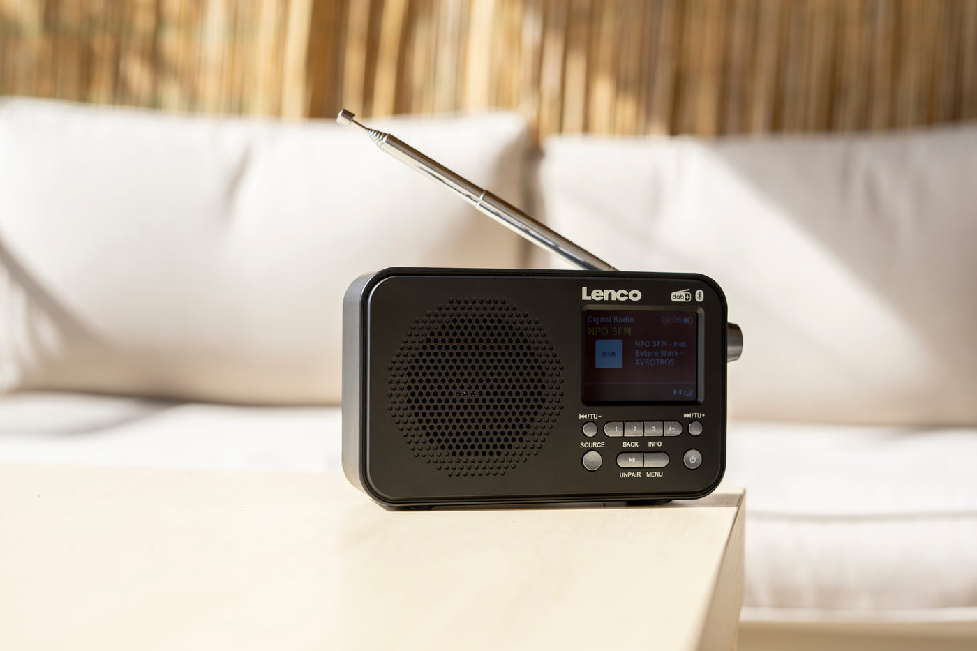LENCO PDR-035BK - Radio DAB+ / FM z Bluetooth® - Czarne