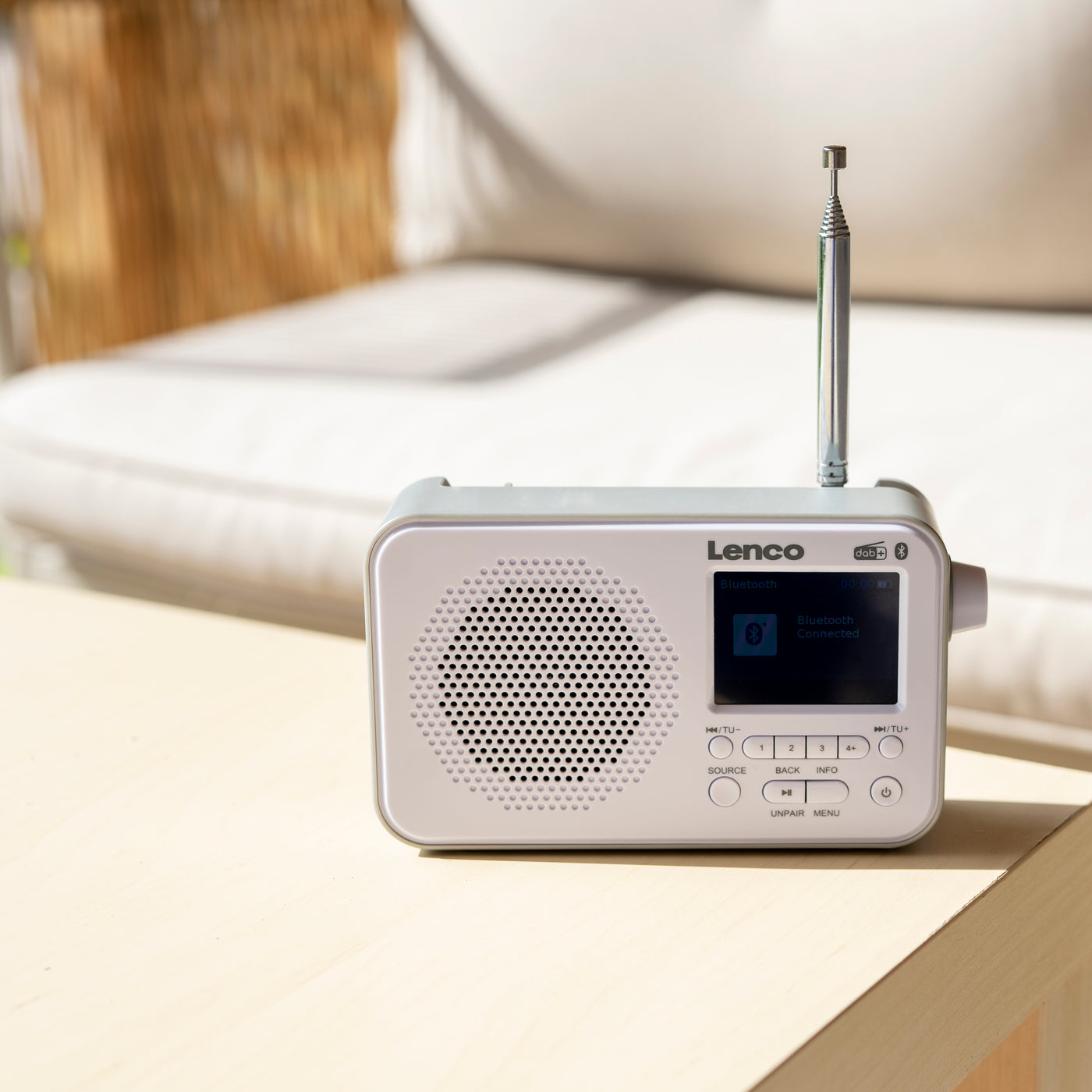 LENCO PDR-035WH - Radio DAB + / FM z Bluetooth® - Białe