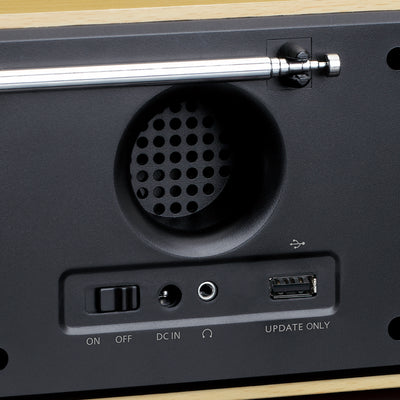 LENCO DAR-015WD - Radio stołowe - Bluetooth® - DAB+ - Drewno