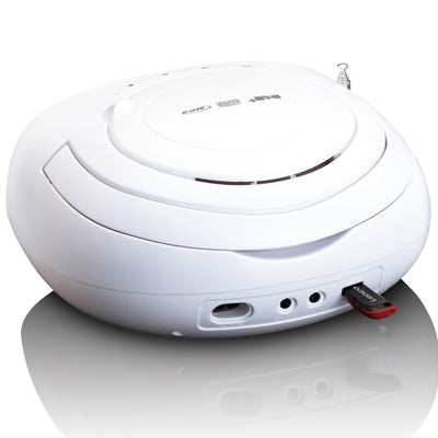 LENCO SCD-69WH - Boombox DAB+, FM z CD, MP3, USB - Biały
