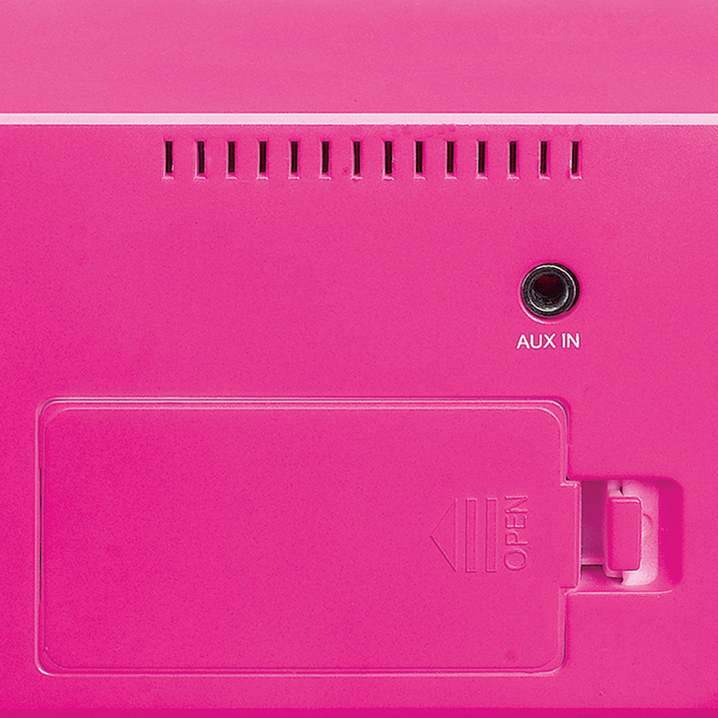LENCO CR-510PK - Stereo FM clock radio with 0,9" LED display - Pink