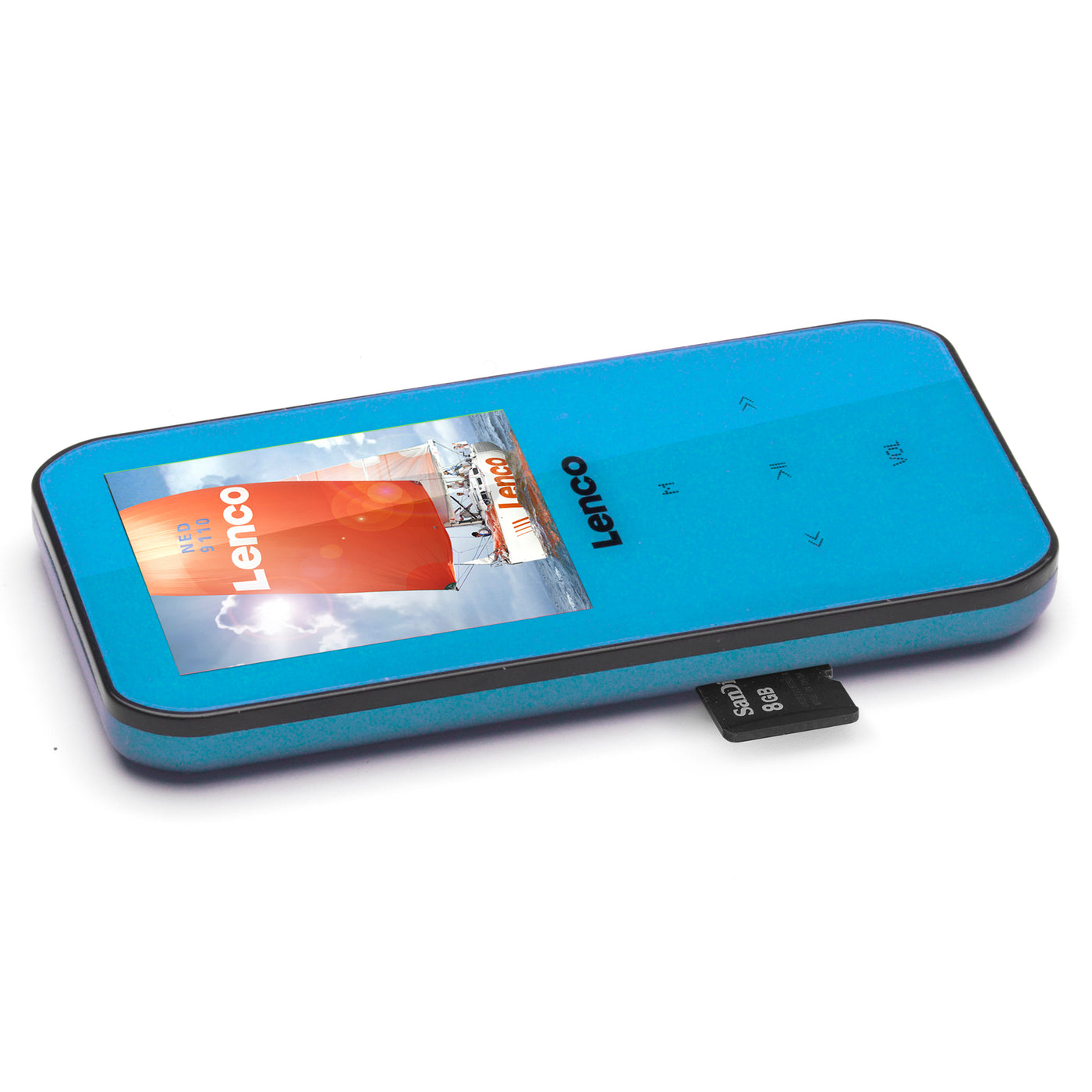 LENCO Xemio-655 Player with Blue 4GB Blue MP3/MP4 Lenco-Catalog memory – - 
