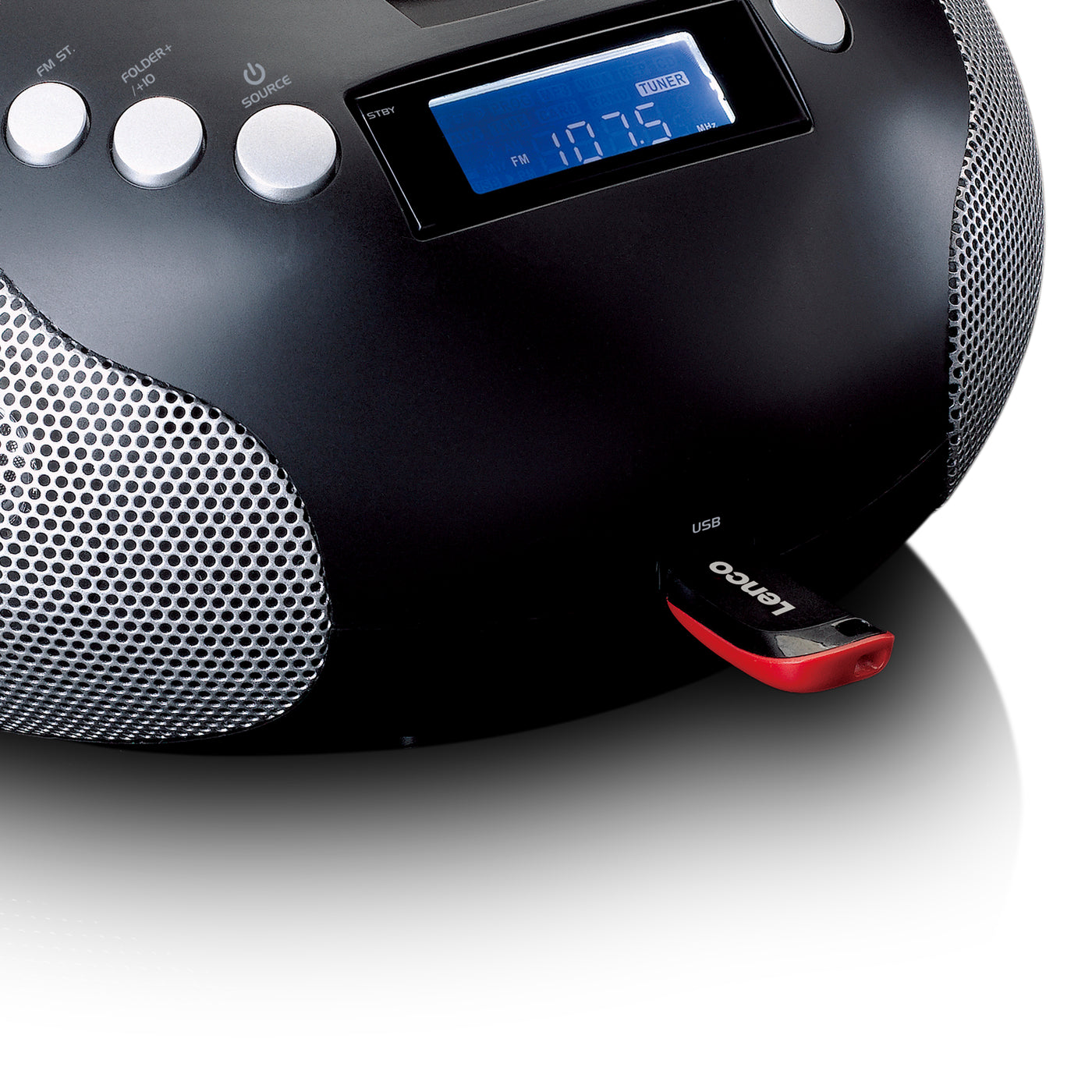 Lenco DAB+-Radio/Boombox SCD-6900, Kassette, CD/MP3-Player, FM