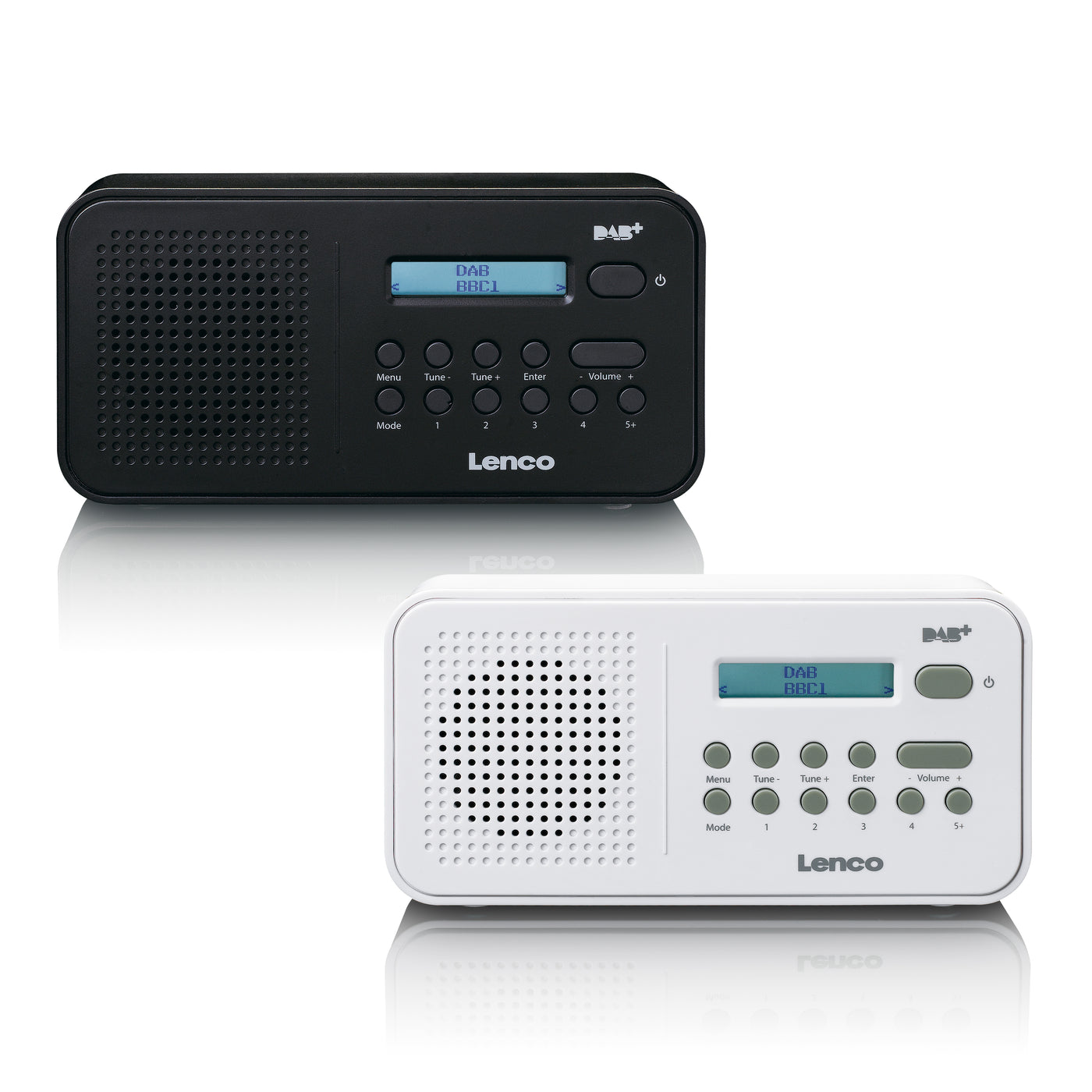 LENCO PDR-015WH - Portable DAB+/FM Radio - White