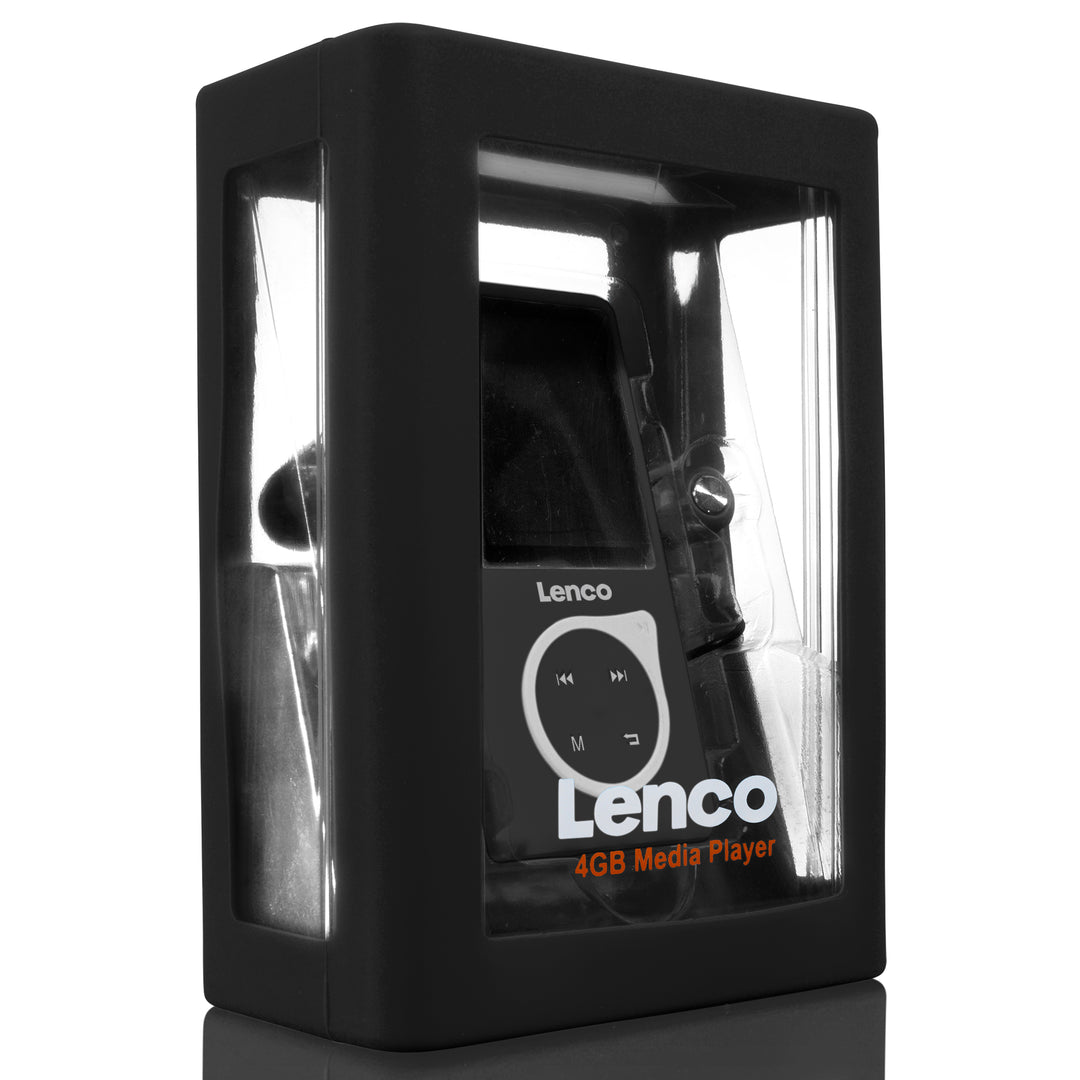 LENCO Xemio-668 Black - MP3/MP4 player Incl. 8GB micro SD card