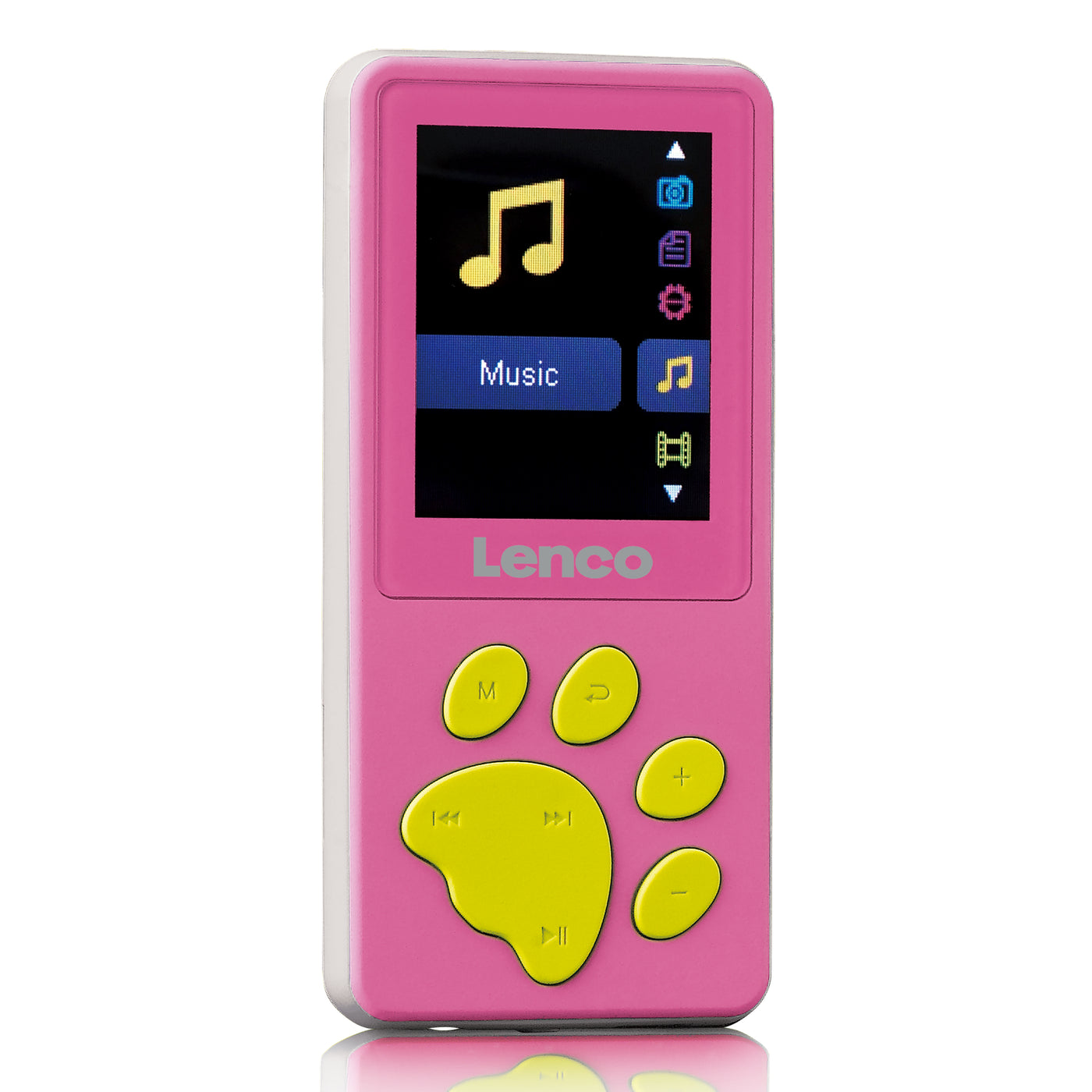 8GB memory MP3/MP4 - Xemio-560PK Pink player - with Lenco-Catalog – LENCO