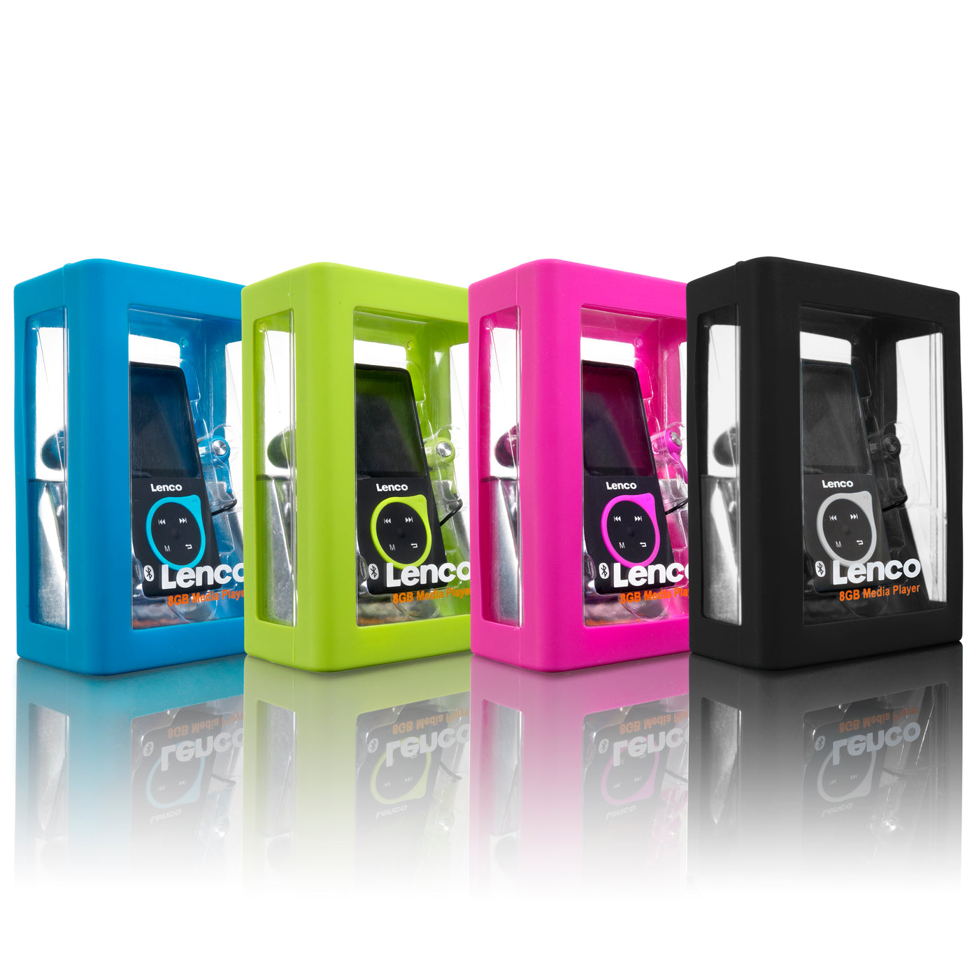 LENCO XEMIO-768 Pink - MP3/MP4 player with Bluetooth® incl. 8GB micro –  Lenco-Catalog