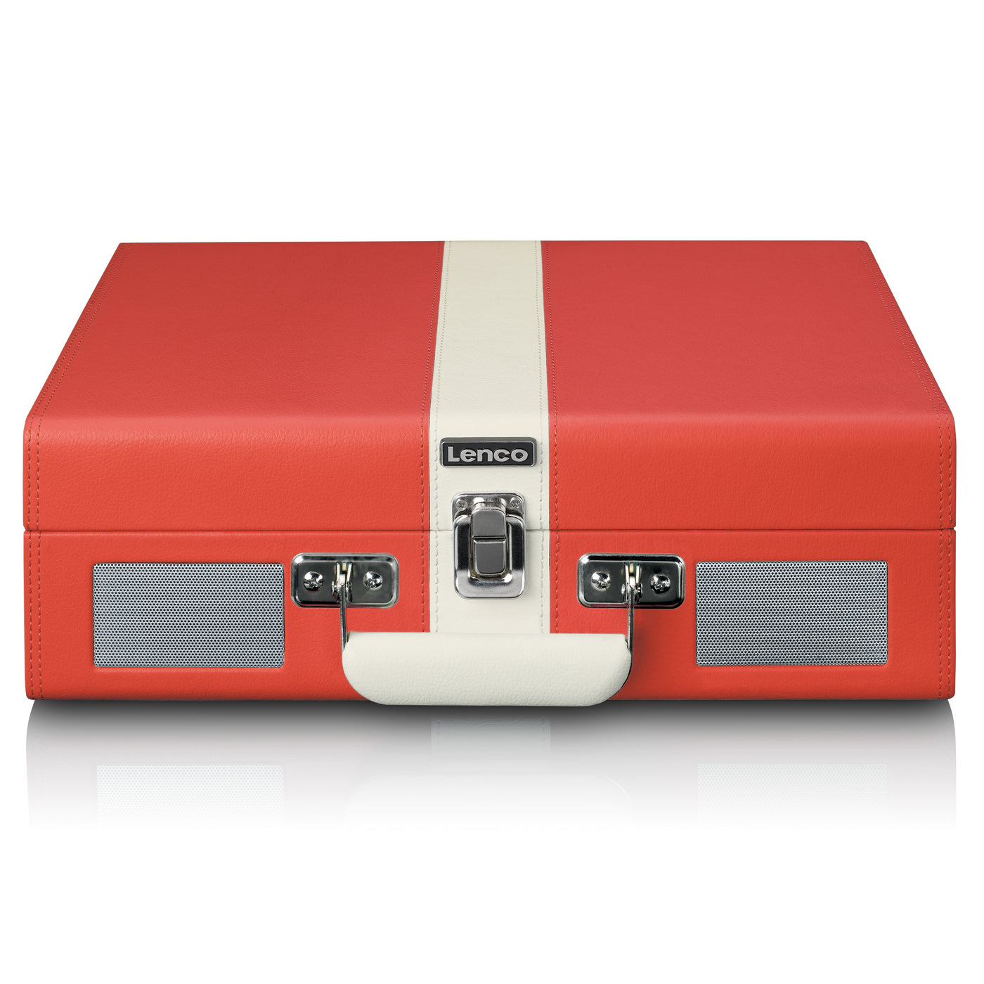 CLASSIC PHONO TT-110RDWH -  Turntable with Bluetooth® reception and built in speakers - Red white