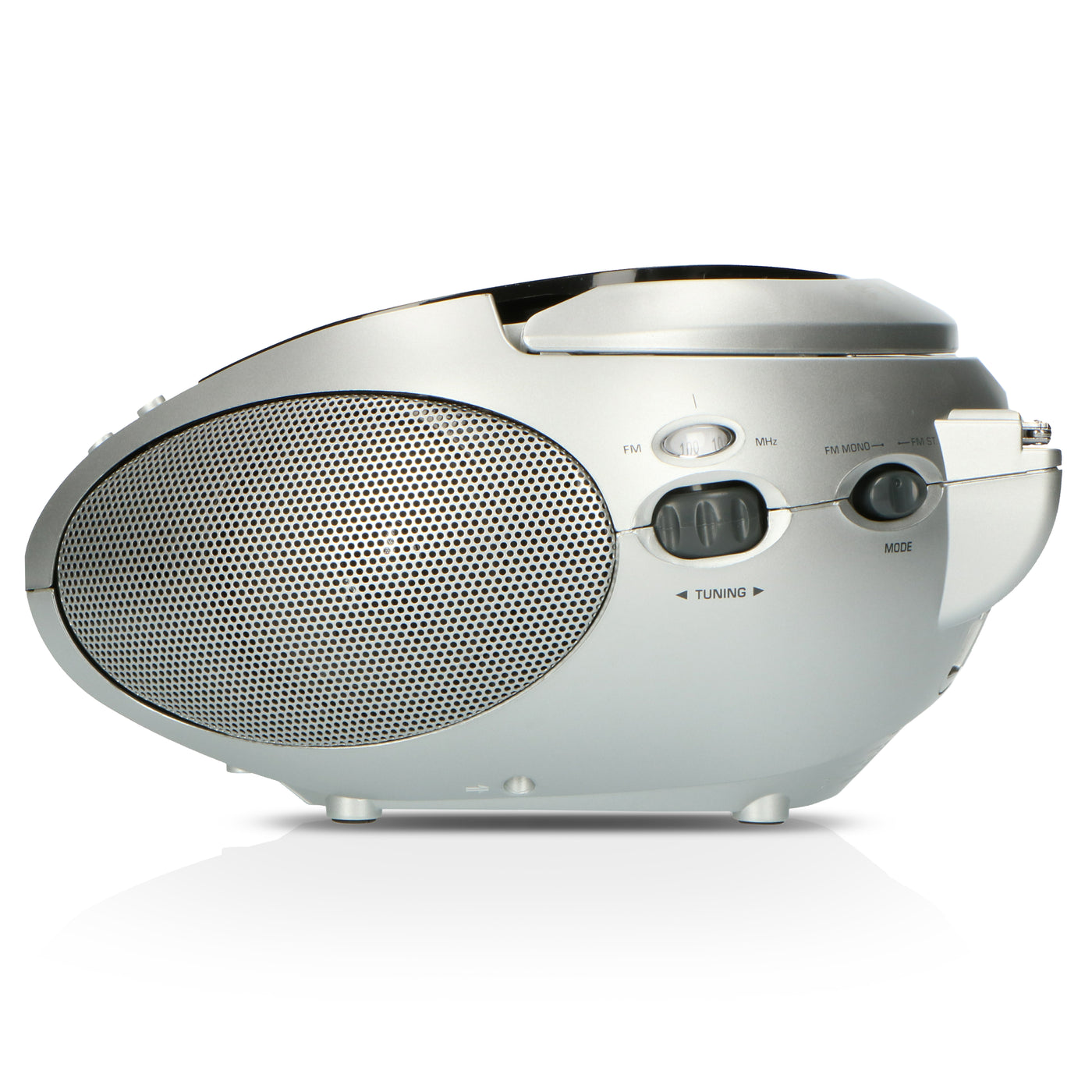 – FM SCD-24 stereo - Lenco-Catalog Portable LENCO with player - Black/Silver CD radio