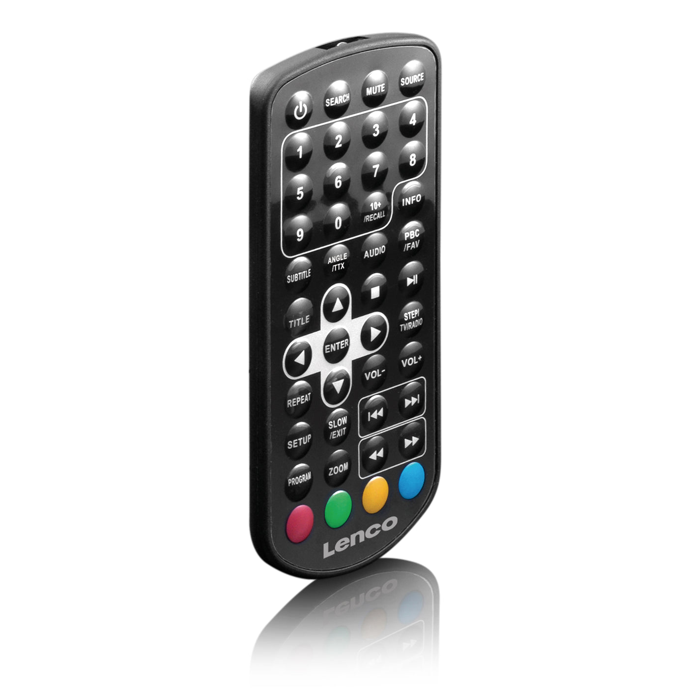 LENCO DVP-9413 - Przenośny odtwarzacz DVD 9" z odbiornikiem DVB-T2 - Czarny