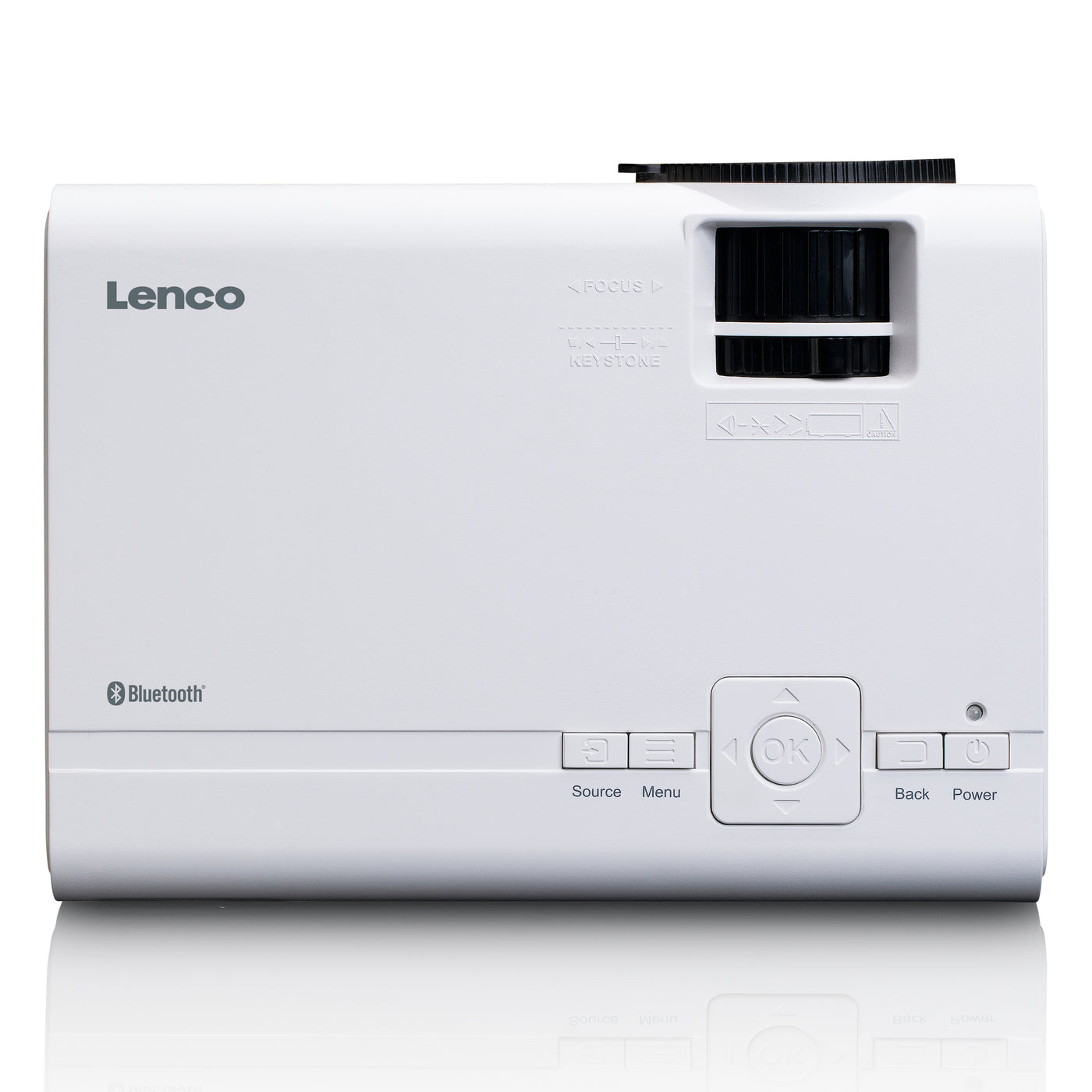 LENCO LPJ-300WH - Projektor LCD z Bluetooth® - Biały