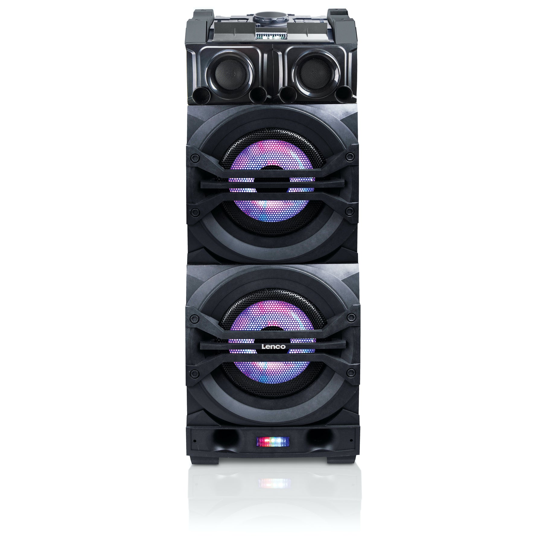LENCO PMX-350 - High power PA/DJ mixer system with Bluetooth®, USB, bu –  Lenco-Catalog