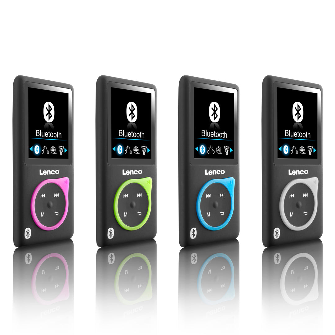 LENCO XEMIO-768 Grey - MP3/MP4 player with Bluetooth® incl. 8GB