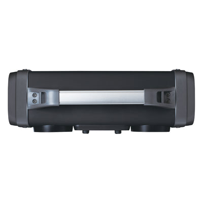 LENCO - SPR-100BK - Odporny na zachlapania głośnik Bluetooth® z radiem FM USB i SD z efektami świetlnymi - Czarny
