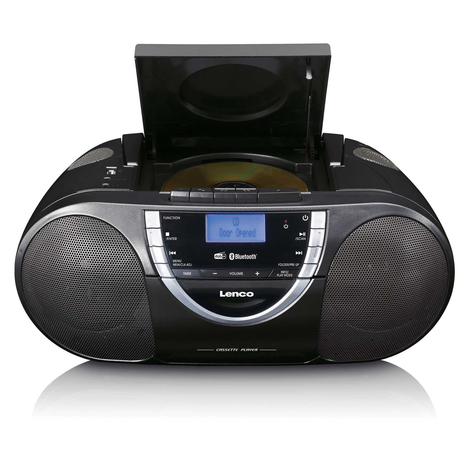 LENCO SCD-6900BK - Lenco-Catalog DAB+, Boombox player with - and MP3 radio Bl – FM CD