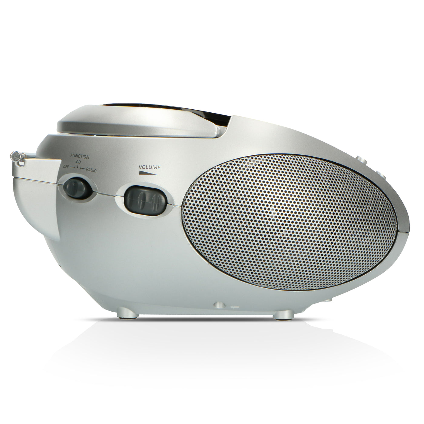 LENCO SCD-24 Black/Silver - Portable FM player – CD - radio Lenco-Catalog with stereo